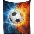 thumbnail image 1 of LHSHID Softball Gifts Blanket Cool Fire and Ice Softball Blanket Softball Gifts for Girls Softball Lovers Gifts Softball Team Gifts Girls Softball Gifts Softball Ideas 30x40in, 1 of 6