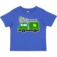thumbnail image 3 of Inktastic St. Patricks Day Fire Truck in Green with Shamrocks Boys or Girls Baby T-Shirt, 3 of 5