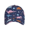 thumbnail image 2 of Naloa Original Classic Low Profile Hat Men Women Baseball Cap Dad Hat Adjustable Unconstructed Dinosaur Print Cap, 2 of 9