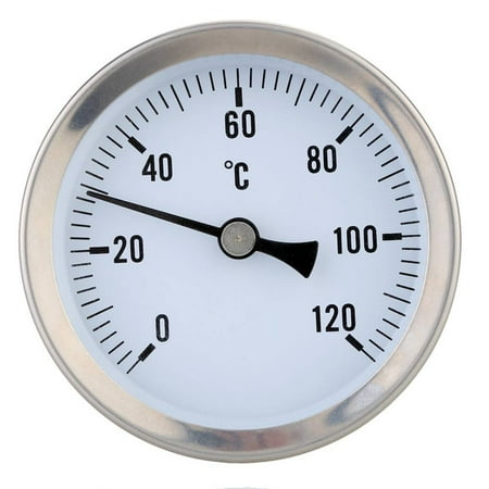 

cusimax teng hong hui Heating Hot Water Pipe 120o Stainless Steel Thermometer Bimetal Pipe Temperature Water-proof 6m Dial Temp Gauge