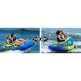 thumbnail image 2 of O'Brian Barca 2 Inflatable Towable Water Tube for Boating, 1-2 Riders, Blue, 2 of 5