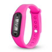 Digital LED Walking Distance Pedometer Calorie Silicone smart watch Counter Sport Fitness Wrist Silicone Watch Bracelet