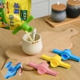 thumbnail image 6 of 4x Food/Pet Food Bag Sealing Clip Bag Storage Clips with Pour Spouts Plastic Cap (one color each), 6 of 9