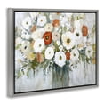 thumbnail image 3 of Stupell Industries Ivory & Ruby Bouquet Abstract Painting Gray Floater Framed Canvas Art Print Wall Art, 25 x 31, 3 of 9