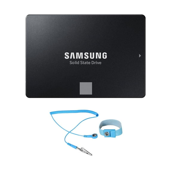 Samsung 870 EVO 500GB SATA III 2.5" Internal SSD, Bundle with Green Extreme 6' Anti-Static Wrist Strap