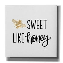 Epic Graffiti'Sweet Like Honey' by L. Larson, Giclee Canvas Wall Art, 18"x18"