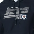 thumbnail image 3 of Men's Starter Navy Winnipeg Jets Logo Push Fleece Hoodie, 3 of 3