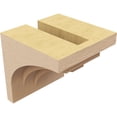 thumbnail image 5 of 5"W x 5"D x 5"H Wide Rockford Rough Cedar Woodgrain TimberThane Corbel, Primed Tan, 5 of 6