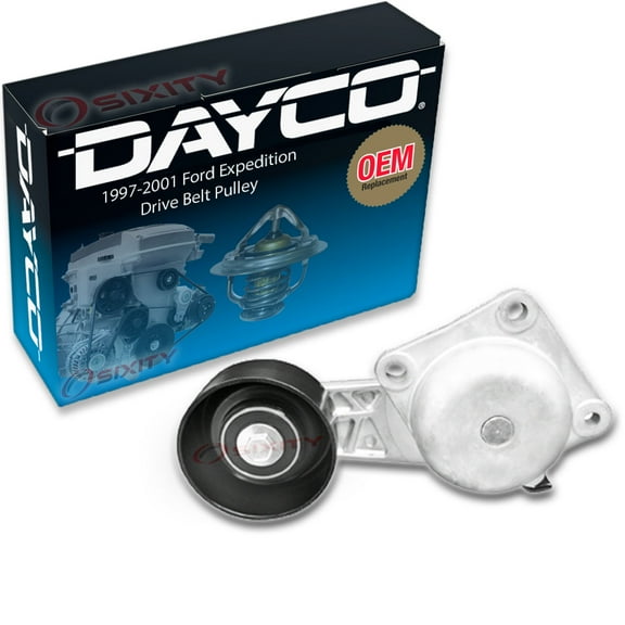 Dayco Drive Belt Tensioner Assembly compatible with Ford Expedition 4.6L 5.4L V8 1997-2001