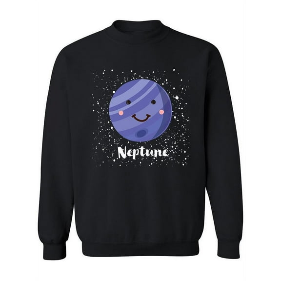 Cute Neptune Design. Sweatshirt Women -Image by Shutterstock, Female 3X-Large