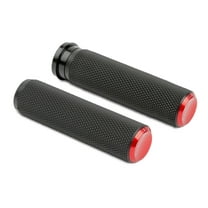 Arlen Ness Knurled Red Fly-by-Wire Grips (07-346)