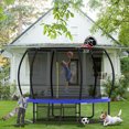 thumbnail image 5 of 10FT Trampoline with Safety Enclosure Net & Ladder for Kids,Outdoor Recreational Trampolines,Blue, 5 of 9