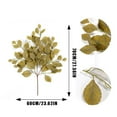 thumbnail image 3 of TIELUTT Feuilles Réalistes Feuilles Rouges Douces pour Maison Mariage Fête Vase Intérieur Extérieur Fleurs de Glycine Fleurs Tropicales Support de Fleurs de Mariage Fleurs pour Extérieur, 3 of 5