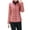 Pink, variant on LUXUR Women Down Jackets Stand Up Collar Puffer Jacket Full Zip Coat Packable Outwear Solid Color Camel M