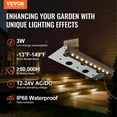 thumbnail image 2 of 8-Pack LED Hardscape Lights - 6.8" 3W Low Voltage Step Lighting (3000K Soft White) - IP68 Waterproof w/Swivel Adjustability, 2 of 11