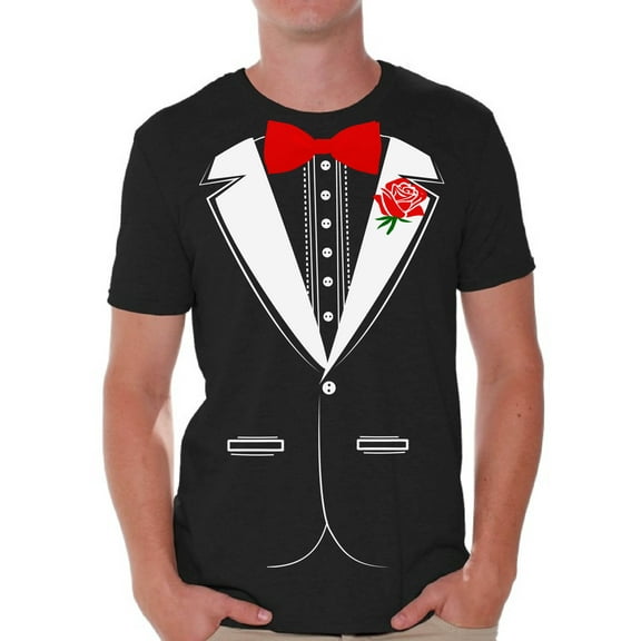 Tuxedo Tshirt - Graphic Tees for Men - Funny Novelty Humor Shirt