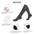 thumbnail image 5 of Lsque Pasta Bacon Pattern Sport Compression Socks for Men & Women 15-20 mmHg Knee High Nurse Pregnant Running Medical and Travel Athletic, 5 of 6