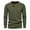 Army Green, variant on Mens Dressy Cotton Pullover Shirts 3/4 Zip Pullover Mens Plus Size Oversized Crew Neck Sweatshirt Men Cotton Graphic Sweatshirts Men 3/4 Zip Pullover Mens