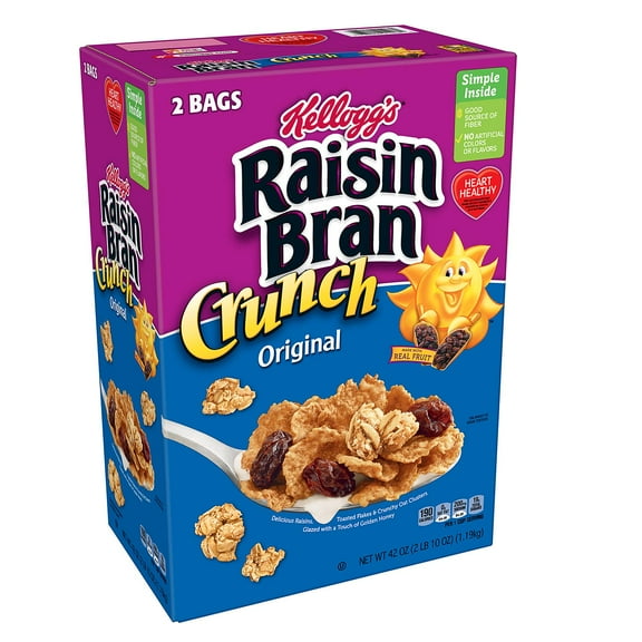 Kellogg's Raisin Bran Cereal Crunch 42oz