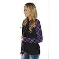 thumbnail image 3 of ADREAMLY Women Color Block Hoodie Casual Drawstring Long Sleeve Sweatshirt with Front Pocket, 3 of 5