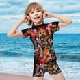 thumbnail image 4 of Demon Slayer Boys 2-Piece Swimsuit Set Bathing Suit Short Sleeve Swimwear Sets with Swim Trunk 9-11Y(140cm), 4 of 7