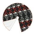 thumbnail image 2 of Kdxio Skull santa hat Print Christmas Tree Skirt Christmas Xmas Tree Skirts Mat for New Year Holiday Christmas Party Decorations-30", 2 of 7
