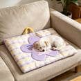 thumbnail image 4 of EGNMCR Pet Mat Breathable Air Touch Fabric Orthopedic Support With High Resilience Sponge Grip Base Portable For Home Car Travel Polyester Pets Pad, 4 of 8