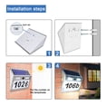thumbnail image 2 of Lámpara De Pared Solar Del Sensor De Movimiento De La Luz 200Lm Del Número De La Puerta Para La Yarda Del Jardín De La Puerta Methold HA020903-00, 2 of 6