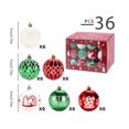 thumbnail image 3 of 7CM 36Pcs Árbol de Navidad Colgante Copo de nieve Bolas de Navidad Adorno Paquete de regalo de Navidad, 3 of 3