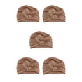 thumbnail image 1 of Guardoinrt Bonnet de Nuit en Coton Doux et Extensible pour la Perte de Cheveux Café 56-58cm 5Set, 1 of 6