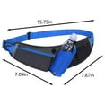 thumbnail image 4 of Running Belt Hydration Waist Pack with Water Bottle Holder for Men Women Waist Pouch Fanny Bag Reflective, 4 of 8