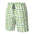 thumbnail image 4 of Logiee Frogs Jumping Print Mens Swim Trunks Quick Dry Board Shorts,Breathable Hawaii Beach Shorts Swimwear Bathing Suits-Medium, 4 of 6