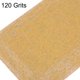 thumbnail image 4 of 50uds Micro Lijadora Papel 120 Grano 3.5x1.2 Pulgadas Mini Lijado Hojas Tiras Gancho Lazo Lija Papeles para Madera Metal Pequeños Proyectos Apretados Espacios Pulido Trabajo, 4 of 6