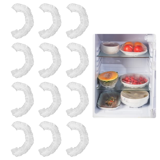 Cubierta de Tazón de Plástico, Cubierta de Envolta de PlásTico Duradera 100pcs Para Casa para Restaurante para Cocina