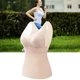 thumbnail image 5 of Camisola Camiseta sin Mangas Acolchada para Mujer con Sujetador Incorporado Seda de Hielo Fina Transpirable para el Color de Piel de Verano L(para 40-50 kg), 5 of 5