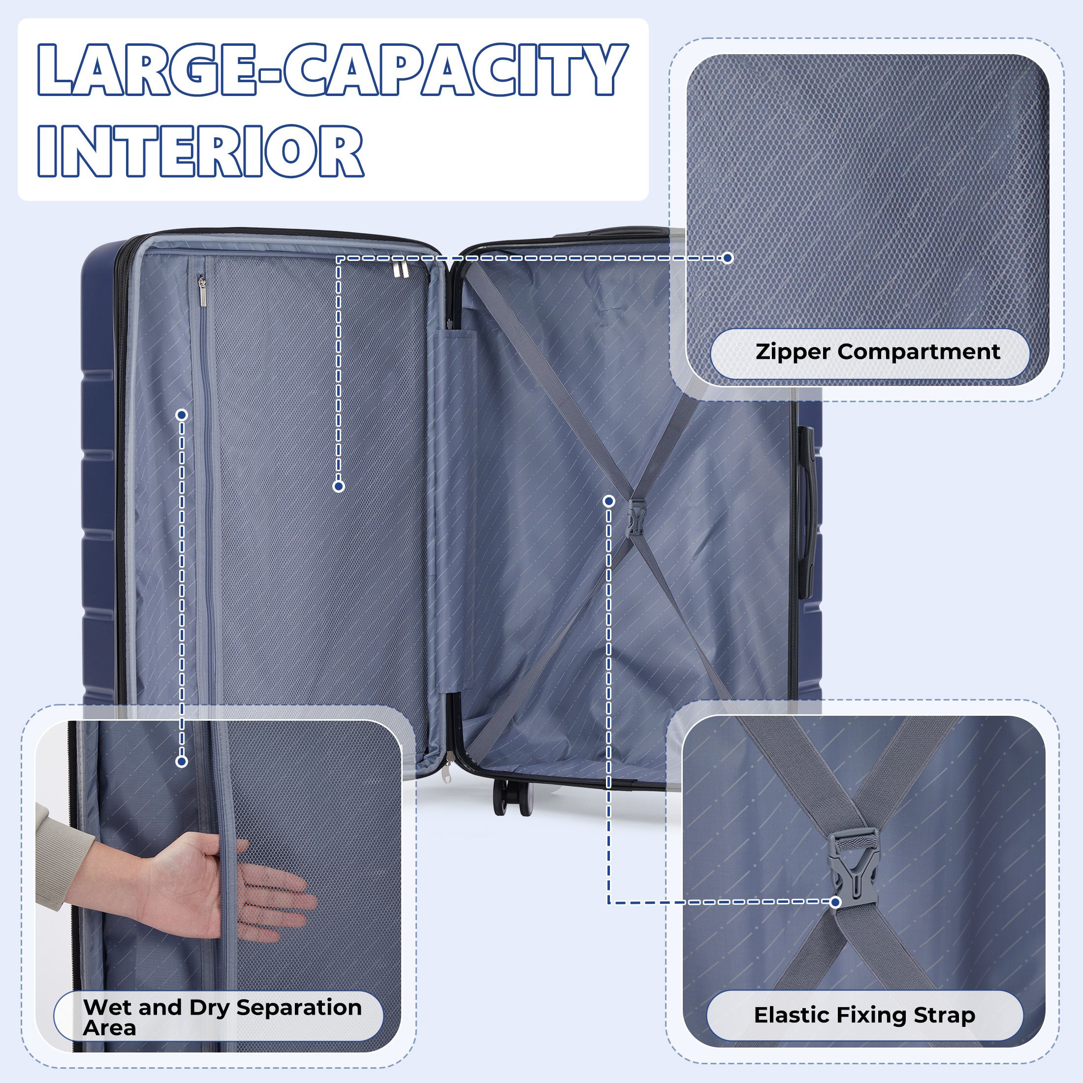 Gianna 28" Hardside Expandable Luggage with Spinner photo 2