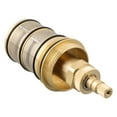 BTOER Faucet Valve Core Brass Thermostatic Cartridge Mixer Valve Bar