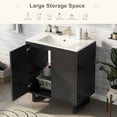 thumbnail image 5 of Harper & Bright Designs 30" Bathroom Vanity Set with Sink Combo Cabinet, Bathroom Vanity Storage Cabinet, Solid Wood Frame, 5 of 13