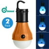 2PCS Portable Hanging LED Tent Light Lamp Bulb Lantern for Camping Hiking Fishing Emergency Battery Powered
