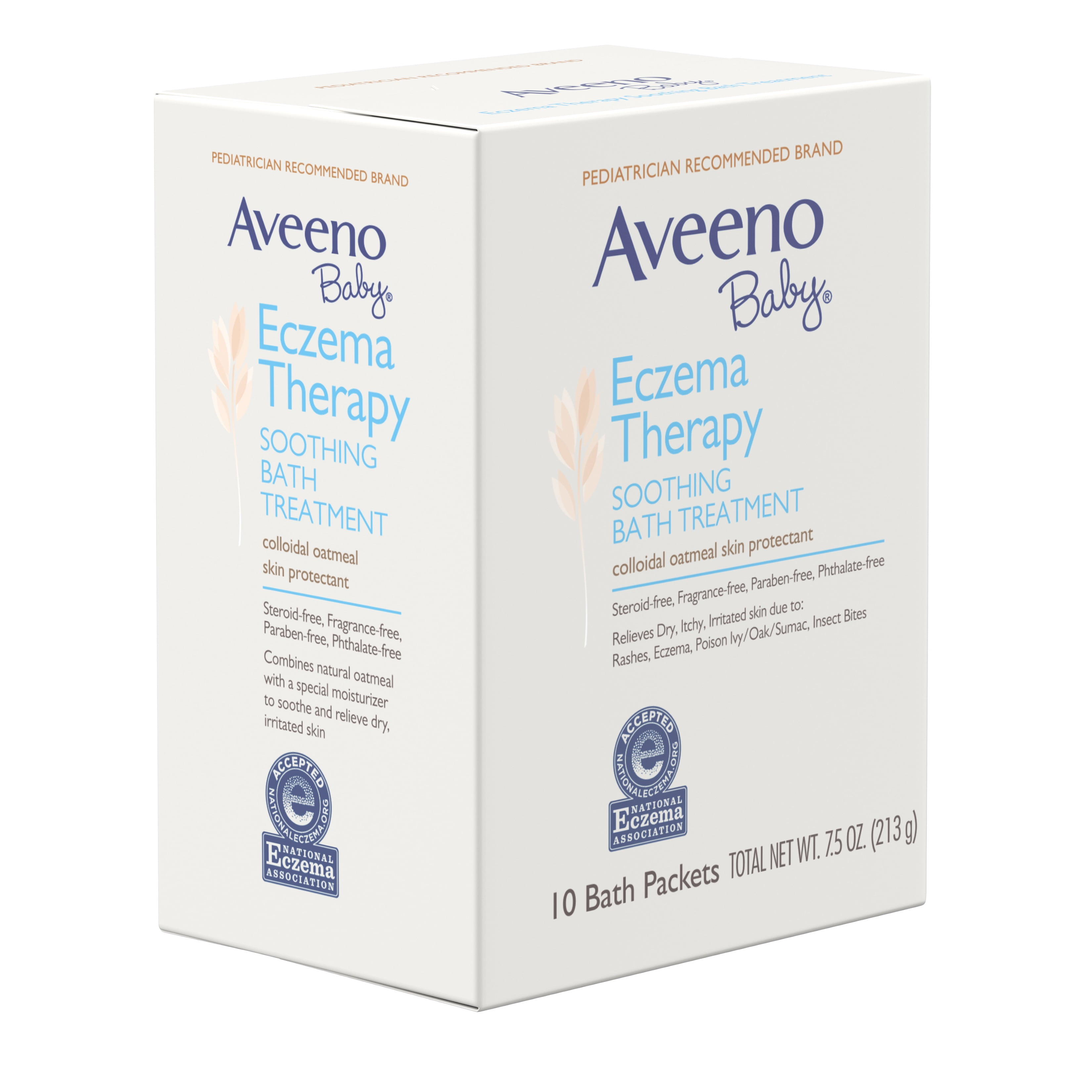aveeno baby eczema therapy soothing bath treatment
