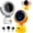 2PCS-Mixed, variant on Face Tracking Fan, AI Smart Head Tracking Fan, Movement Follow,1PC-White | Portable Tracking Fan with Digital Display, 150 Auto Follow Movement, Slide 200 Speeds, USB-C Rechargeable for Desk
