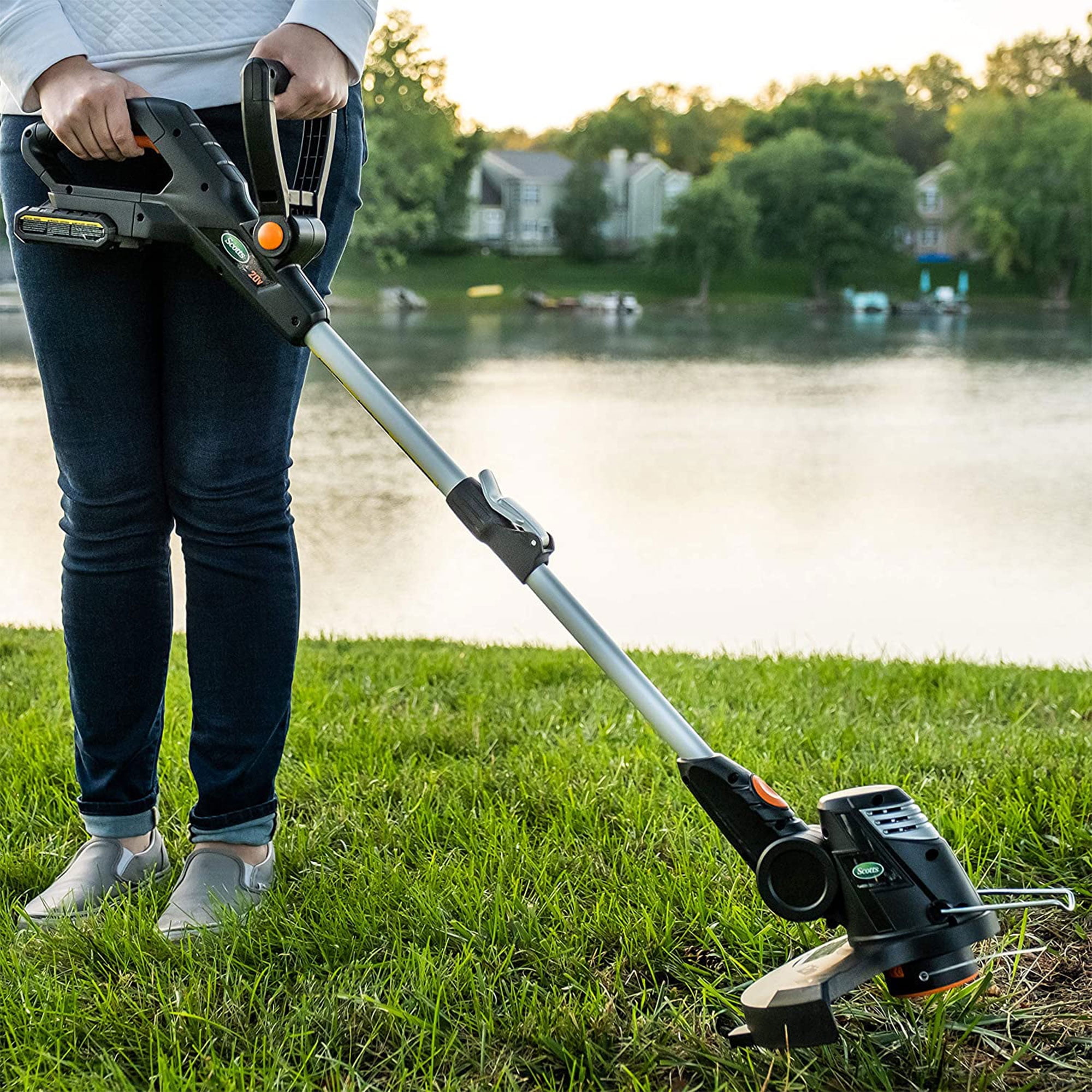 Scotts 20-Volt 12-Inch Cordless Grass Eater/Edger for Lawn