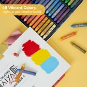 Paul Rubens Oil Pastels Set, 48 Colors Artist Soft Oil Pastels Vibrant & Creamy, Pastels Art Supplies for Artists