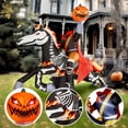 thumbnail image 4 of Luz LED inflable WBHome de 2,7 m con forma de jinete sin cabeza para Halloween, 4 of 8