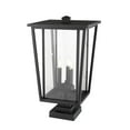 thumbnail image 5 of Seoul 3 Light Outdoor Pier Mounted Fixture Clear, 5 of 5