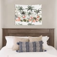 thumbnail image 4 of Kdxio Flamingo Palm Trees Wall Hanging Tapestries Banner For Bedroom College Dorm Home Living Room Party Decor 29X37 In, 4 of 8