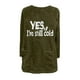 thumbnail image 4 of Ailaofu Womens Fall Long Sleeve T-Shirts Casual Tops for Leggings Loose Soft Blouses with Pocket, 4 of 4