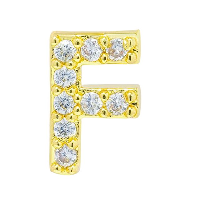 serony Simple Design Letter Rhinestone Earring Party Hiking Portable Stud Earrings Photo Shooting Ear Decor Jewellery F