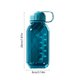 thumbnail image 3 of Botella deportiva de plástico a prueba de fugas con asa para gimnasio, yoga, fitness y ejercicio., 3 of 6