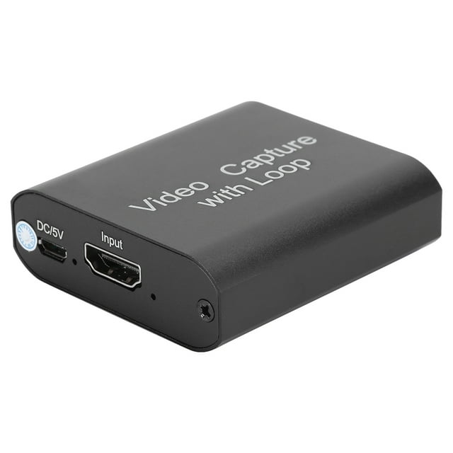 Haofy Carte de Capture Vidéo Professionnelle, Dongle de Chiffrement de Capture Vidéo, Carte USB2.0 4k de Capture Vidéo, Carte de Capture de Jeu 1080P pour l'Enregistrement Vidéo, Diffusions en Direct, Jeux en Diffusion